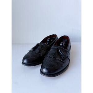 Allen Edmonds Cody USA Tassel Loafer Mens Sz 11 C Black Leather Dress Shoes 1809